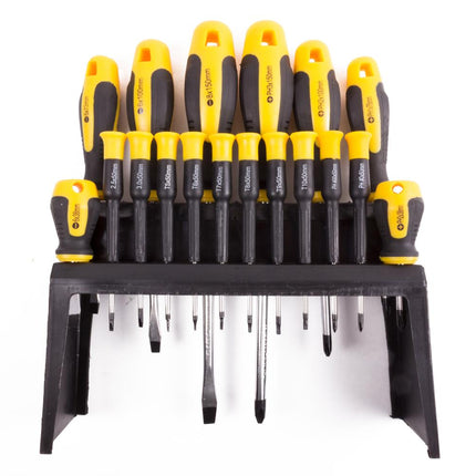 Benson Schroevendraaierset 18-delig – Inclusief Standaard – Magnetische Punten