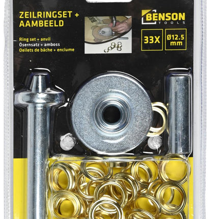 Benson Zeilringset met Aambeeld Ø 12.5 mm - 30 Sets