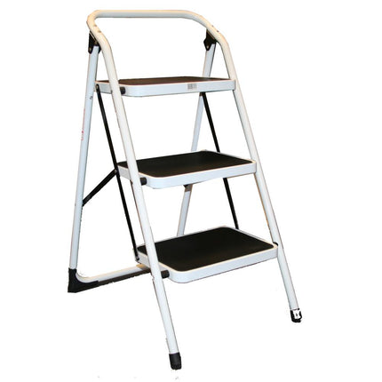 Hofftech Huishoudtrap Heavy Duty - 3 Treden - Inklapbaar - Anti-slip - Max. 150 kg