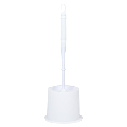 Benson Toiletborstel met Houder - Wit - Ronde Basic Set