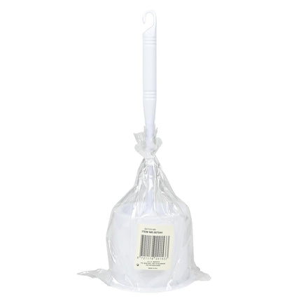 Benson Toiletborstel met Houder - Wit - Ronde Basic Set