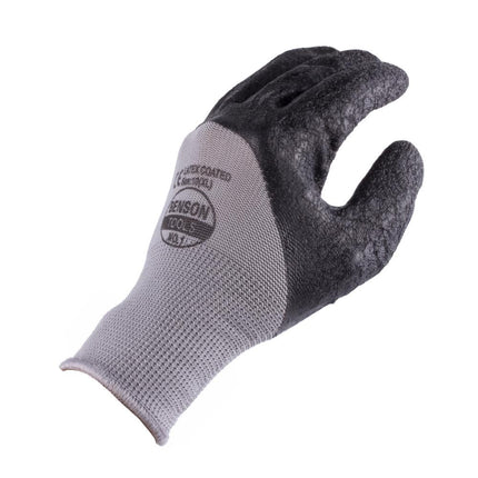 Benson PU Flex Rib Werkhandschoenen - Grijs - Maat 9 (L) - 1 Paar