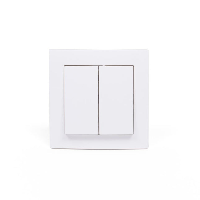 Benson Dubbele Wisselschakelaar – Inbouw – Wit – 250V / 10A