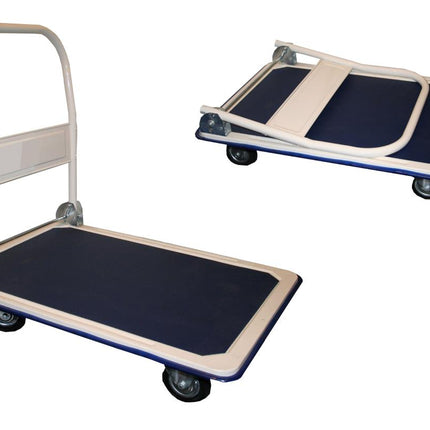 Benson Transportwagen Opklapbaar 300 kg - Plateauwagen - Gepoedercoat Metaal
