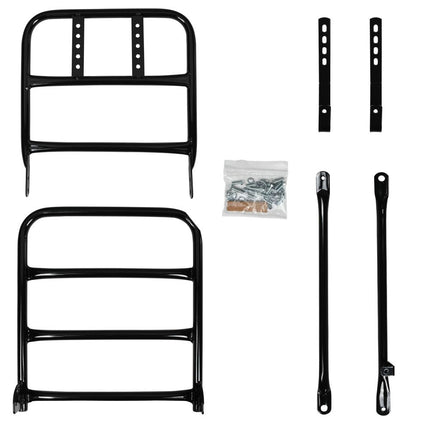 Benson Voordrager Fiets - Verstelbare Stuurhaken - 30 x 30 cm - Max. 15 kg - Zwart