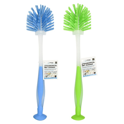 Benson Afwasborstel met Zuignap - Ergonomisch - Kleurenmix