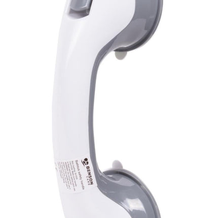 Benson Multifunctionele Handgreep met Zuignap - 29 cm - Wit/Grijs