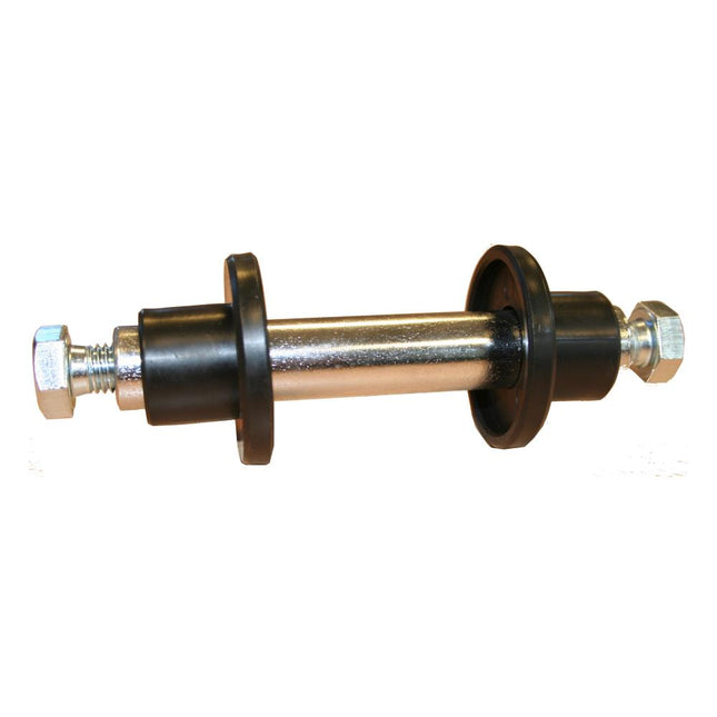 Benson Kruiwagenas Compleet - 127,3 mm - Voor 20 mm Wielas