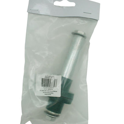 Benson Kruiwagenas Compleet - 127,3 mm - Voor 20 mm Wielas