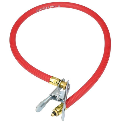Benson Losse Fietspomp Slang - 62 cm - Rood - Voor Houten Pomp