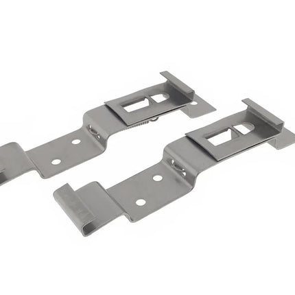 Benson Kentekenplaatclips RVS - Set van 2 - Met Veermechanisme