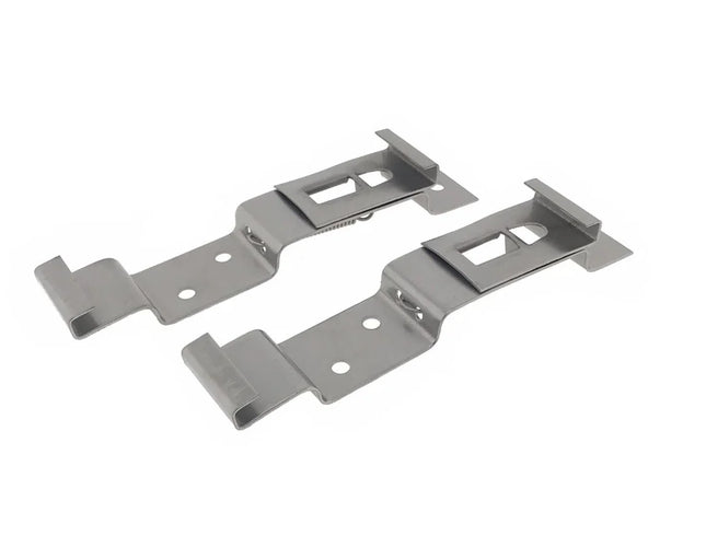 Benson Kentekenplaatclips RVS - Set van 2 - Met Veermechanisme
