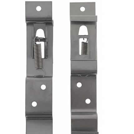 Benson Kentekenplaatclips RVS - Set van 2 - Met Veermechanisme
