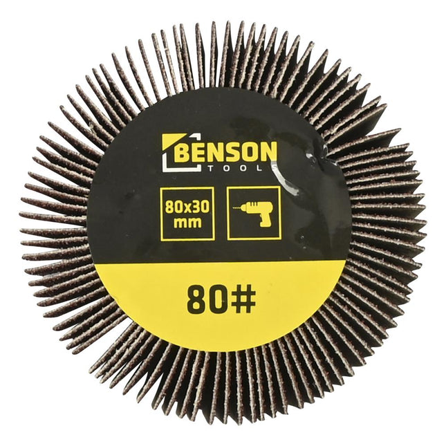 Benson Lamellenwiel K80 – Ø 80 x 30 mm – Voor Boormachines