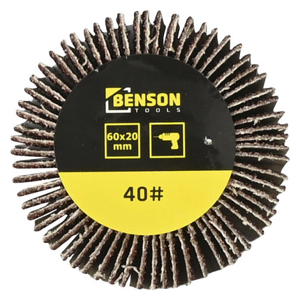 Benson Lamellenwiel K40 – Ø 60 x 20 mm – Hoge Materiaalafname
