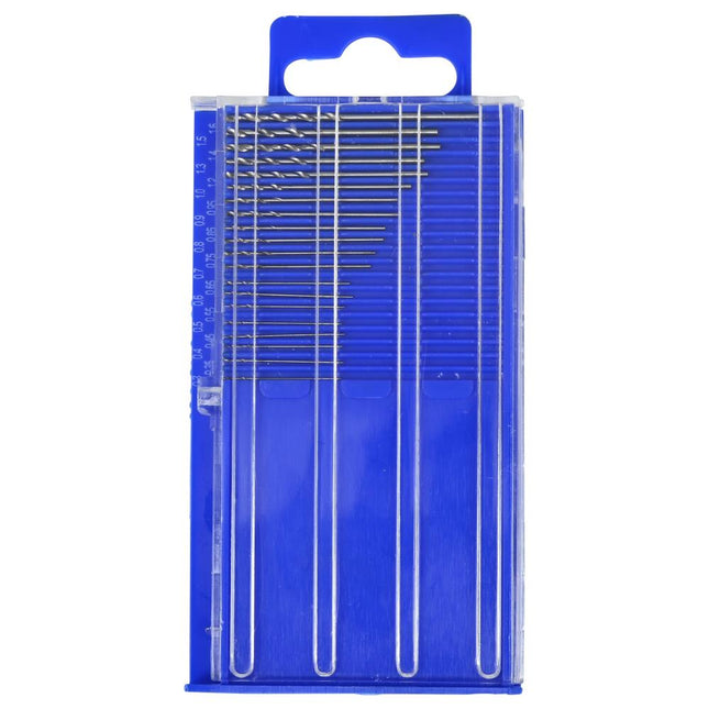 Benson Micro Boorset - 20-delig - HSS - 0.3 t/m 1.6 mm - Voor Precisiewerk