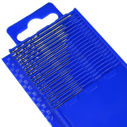 Benson Micro Boorset - 20-delig - HSS - 0.3 t/m 1.6 mm - Voor Precisiewerk