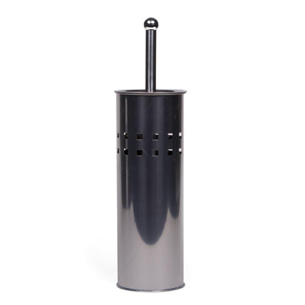 Benson Luxe Toiletborstel Set - RVS - Inclusief Deksel & Lekbak - 38 cm