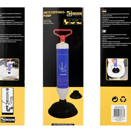 Benson Drain Buster – Krachtige Pompontstopper – Milieuvriendelijk