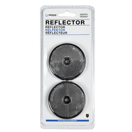 Benson Reflector Rond Wit - 60 mm - Set van 2 - E-Keur