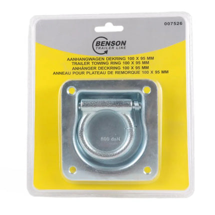 Benson Sjoroog Verzonken - Met Veer - 100 x 95 mm - Verzinkt Staal