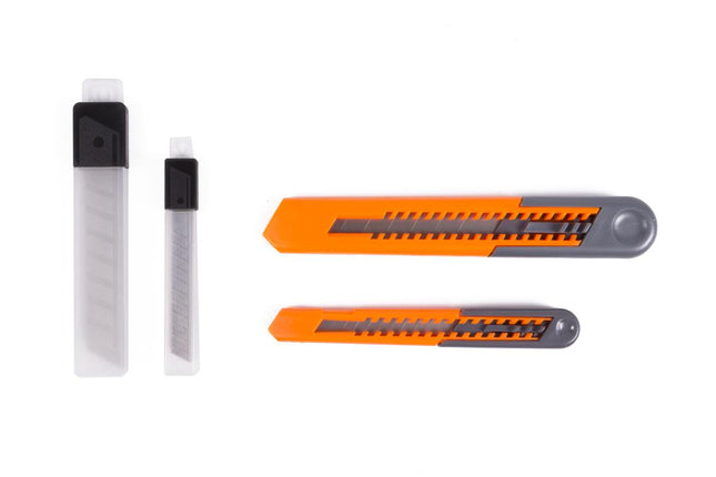 Benson 12-delige Afbreekmessenset - 9 mm & 18 mm - Inclusief Reservemesjes