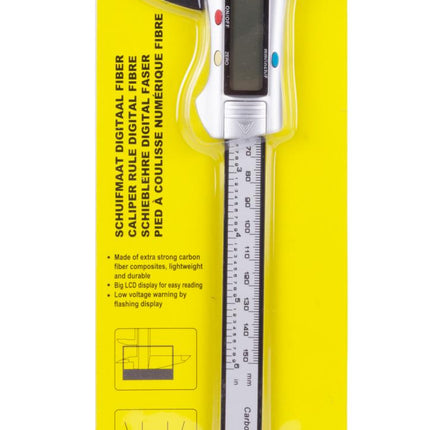 Benson Digitale Schuifmaat – 150 mm – Carbon – LCD Display – Nauwkeurig