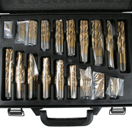 Hofftech HSS Titanium Metaalborenset - 170-delig - In Luxe Metalen Koffer