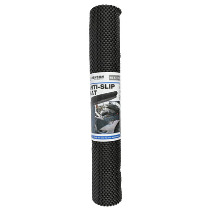 Benson Antislipmat - 45 x 125 cm - Zwart - Ladebescherming - Op maat te knippen