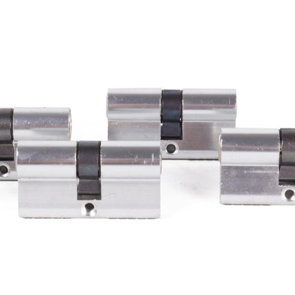 Benson Profielcilinders Set van 4 – Gelijksluitend – 60 mm (30/30) – 6 Sleutels