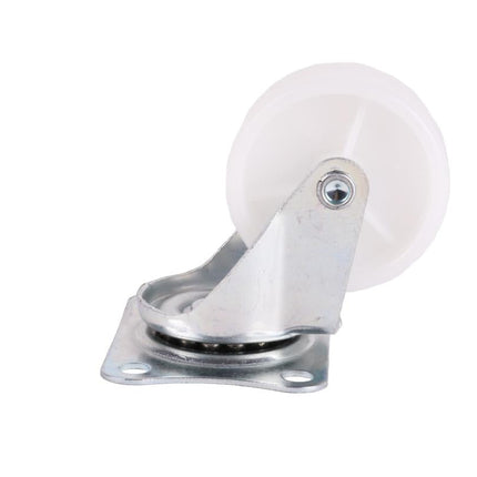 Benson Zwenkwiel Set 50 mm Wit (4 stuks) - Meubelwielen