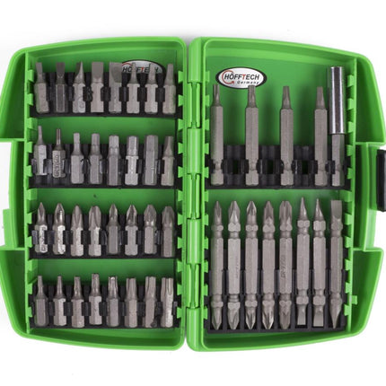Hofftech Bitset CV Profi - 45-delig - Chroom Vanadium - Inclusief Magnetische Bithouder