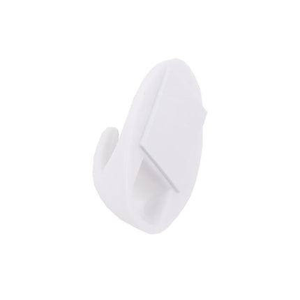 Benson Zelfklevende Handdoekhaken - Wit - 6-delig - 48 x 30 mm