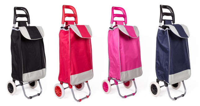 Benson Boodschappentrolley Fun Color - 40 Liter - Max. 25 kg - 96 cm Hoog