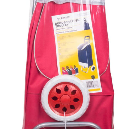 Benson Boodschappentrolley Fun Color - 40 Liter - Max. 25 kg - 96 cm Hoog