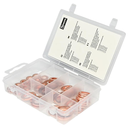 Benson Koperen Ringenset Assortimentsbox – 80-delig – 6 Maten