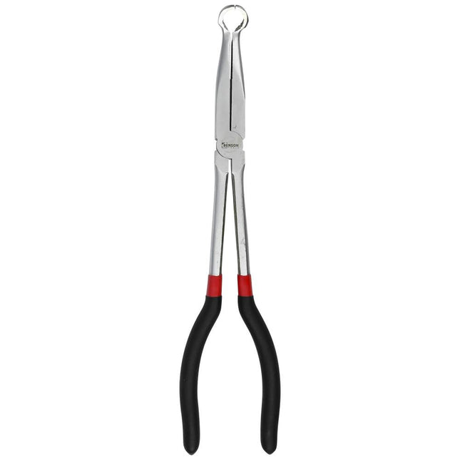 Benson Langneus Rondbektang - Ergonomisch - Gekartelde Grip - Zwart/Geel