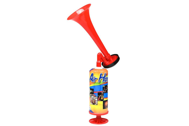 Benson Luchthoorn met Handpomp - Rood - Stadiontoeter