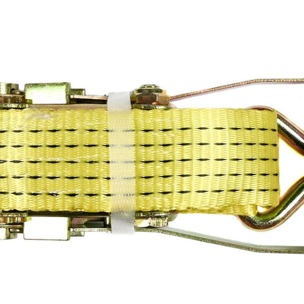 Benson Professionele Spanband Ratel met Haak – 0,5 Meter – 5 Ton – Geel
