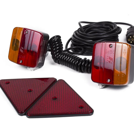 Benson Aanhangerverlichting Magnetisch - 7,5m Kabel - 7-Polig