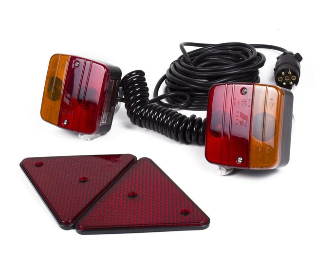 Benson Aanhangerverlichting Magnetisch - 7,5m Kabel - 7-Polig