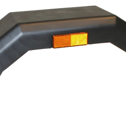 Benson Aanhanger Spatbord - 10 Inch - Kunststof - Zwart - Met Reflector