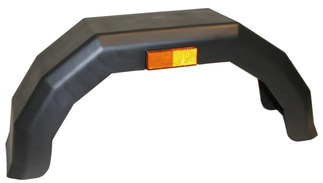 Benson Aanhanger Spatbord - 10 Inch - Kunststof - Zwart - Met Reflector