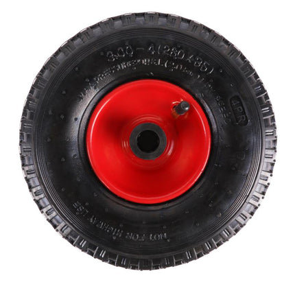 Benson Reservewiel 3.00-4 - 260x85mm - Stalen Velg - Rood