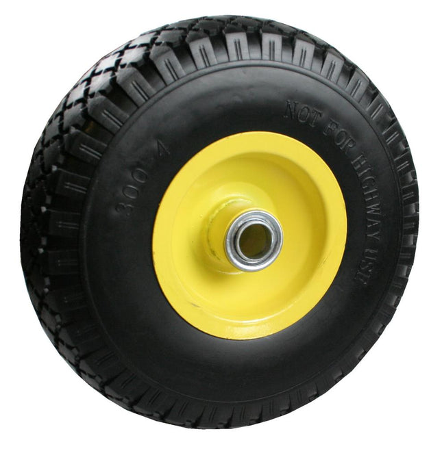 Benson Anti-lek Wiel 3.00-4" - 260x85mm - Stalen Velg - Geel