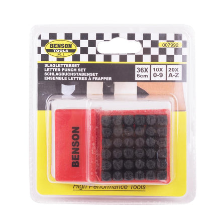 Benson Slagletterset - 36-delig - 5 mm - Koolstofstaal - Inclusief Opbergcassette