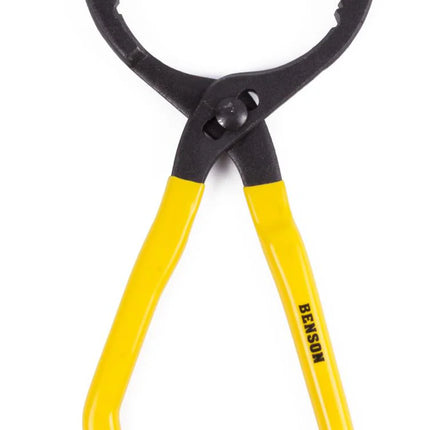 Benson Verstelbare Oliefiltertang – Ø 63-116 mm – Zelfklemmend – Rubberen Grip