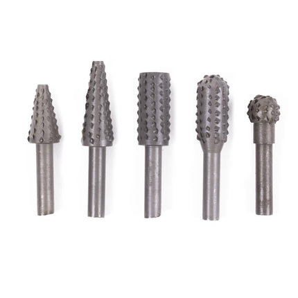 Benson Boor- & Raspset - 5-delig - Voor Hout, Kunststof en Zachte Metalen