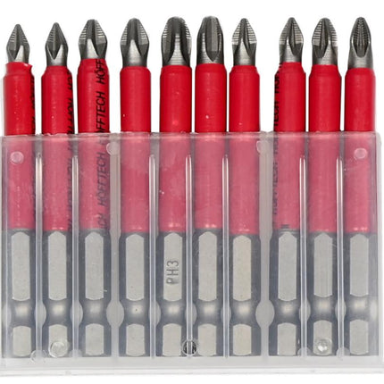 Benson Langbit Set - 10-delig - 70 mm - Met Beschermende Coating