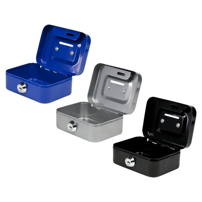 Stahlex Geldkistje - 115 x 85 x 55 mm - Cilinderslot - Compact - Mix